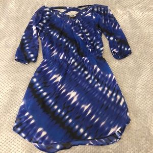 Express 3/4 Sleeve Flowy Dress